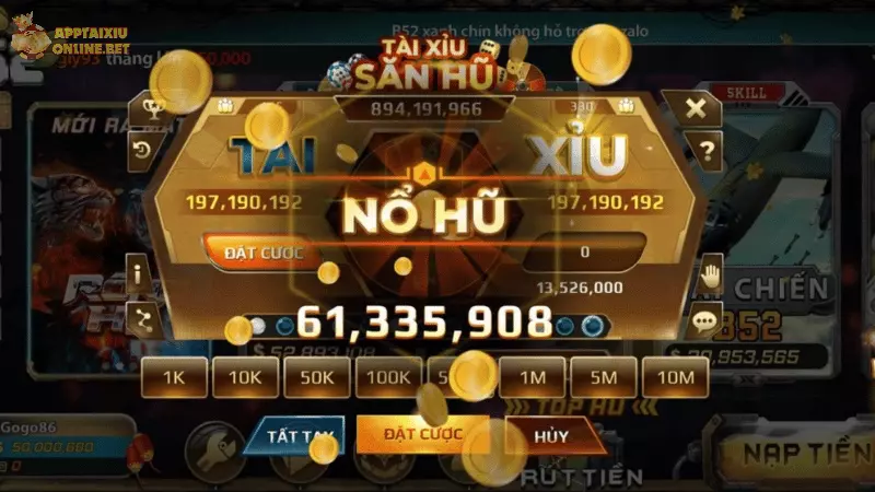 Lịch sử phiên biểu thị rất rõ đường cầu tài xỉu đang về
