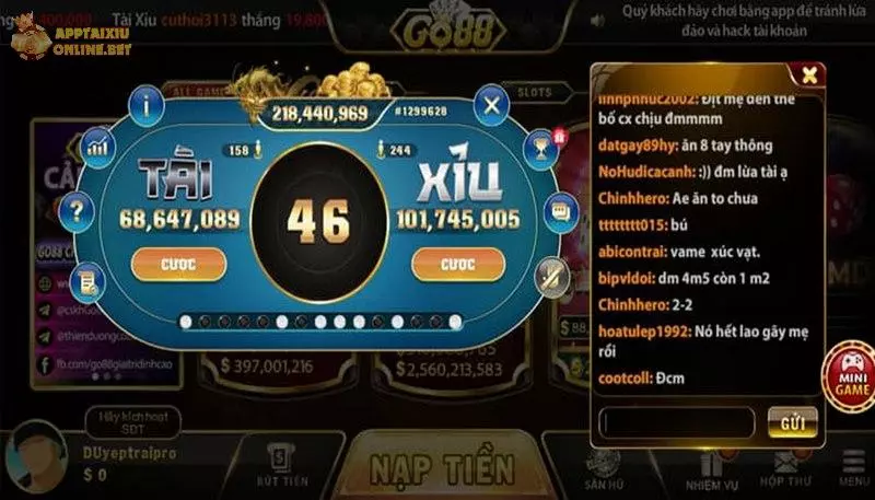 Tựa game tài xỉu hút khách nhất thị trường cá cược