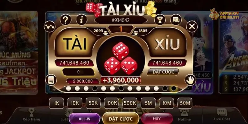 Theo dõi số tiền cược tại từng cửa
